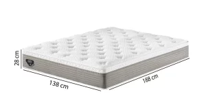 COLCHÃO ECOFLEX ENERGY PRIME/ FRESH – 138X188X28