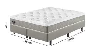 COLCHÃO ECOFLEX ENERGY PRIME/FRESH – 158X198X28